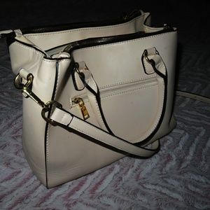 Cream Cross Body Purse